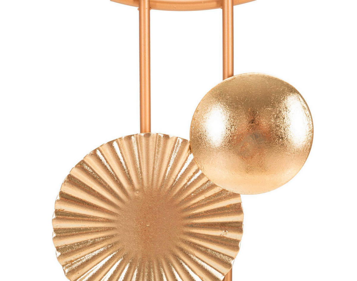 Wanddeko Goldy Metall  - Goldfarben, Basics, Metall (49.5/80/3.8cm)