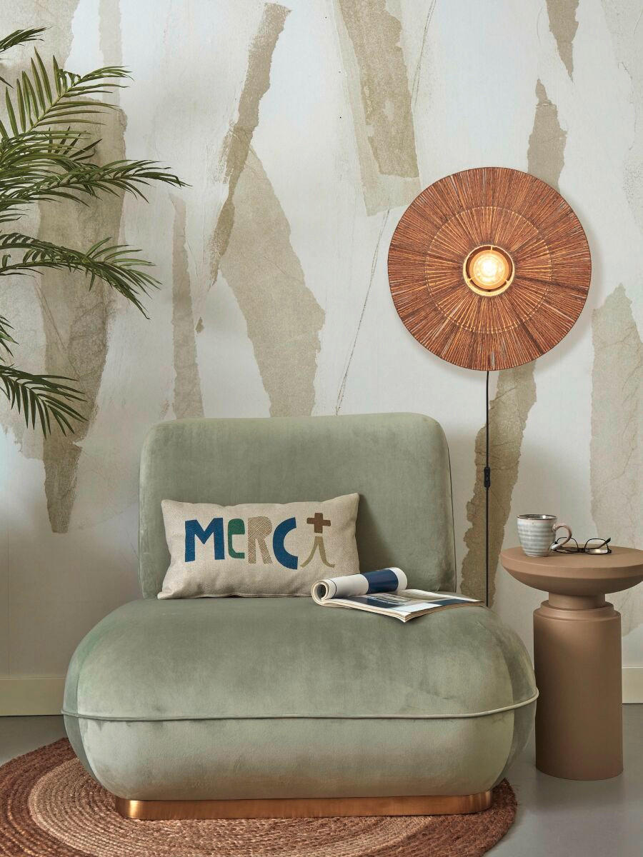 WANDLEUCHTE GOOD&MOJO 14/55/55 cm - Naturfarben, Trend (14/55/55cm) - Good & Mojo