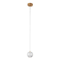 LED-HÄNGELEUCHTE Brillant 120/11/11 cm  - Goldfarben, Design, Kunststoff (120/11/11cm)