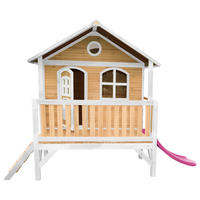 SPIELHAUS 349/233/212 cm  - Weiss/Lila, Konventionell, Holz/Kunststoff (349/233/212cm)