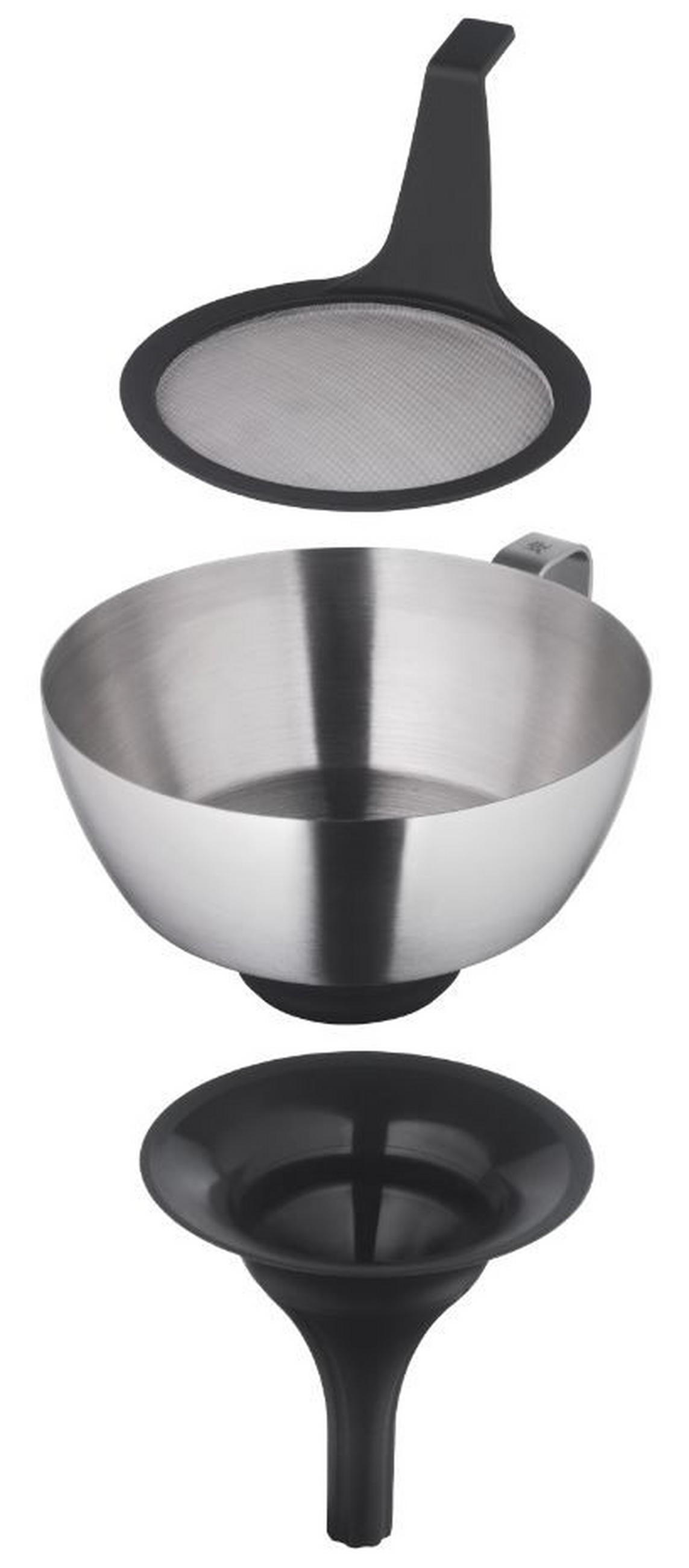 TRICHTER - Edelstahlfarben, Basics, Kunststoff/Metall (18cm) - WMF