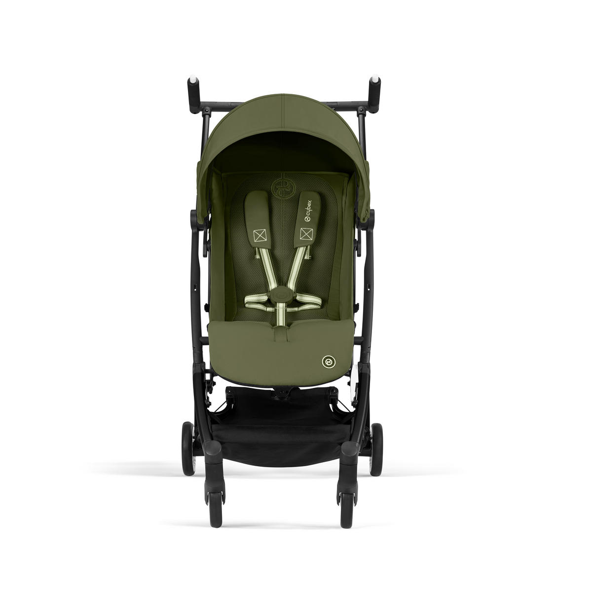 BUGGY Libelle  - Taupe/Waldgrün, Basics, Textil (71/52/102cm) - cybex GOLD