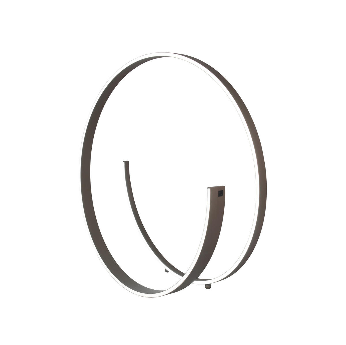 LED-STEHLEUCHTE Cinardi 75 cm  - Braun, Design, Metall (75cm) - Cinque