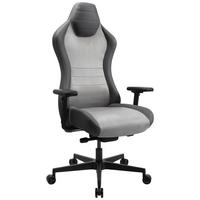 GAMER SZÉK  bőrhatású textil, mikroszál antracit, szürke, türkiz  - türkiz/fekete, Modern, műanyag/textil (70/133-142/65cm) - Topstar
