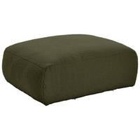 SOFAELEMENT in Flachgewebe, Teddystoff Olivgrün  - Olivgrün, Trend, Textil (82/45/122cm) - Livetastic