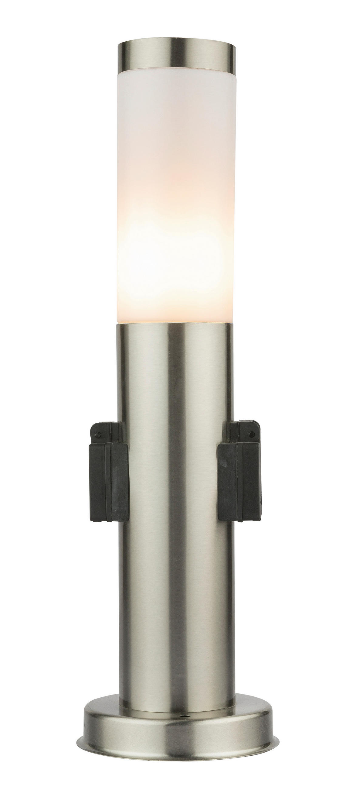 VÄGLAMPA - stålfärgad/opal, Basics, metall/plast (13,1/45cm) - Globo
