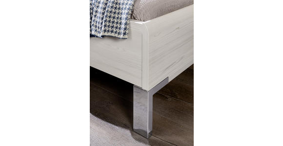 BETTANLAGE 180/200 cm in Braun, Lärchefarben - Lärchefarben/Braun, Design, Holzwerkstoff/Textil (180/200cm) - Dieter Knoll
