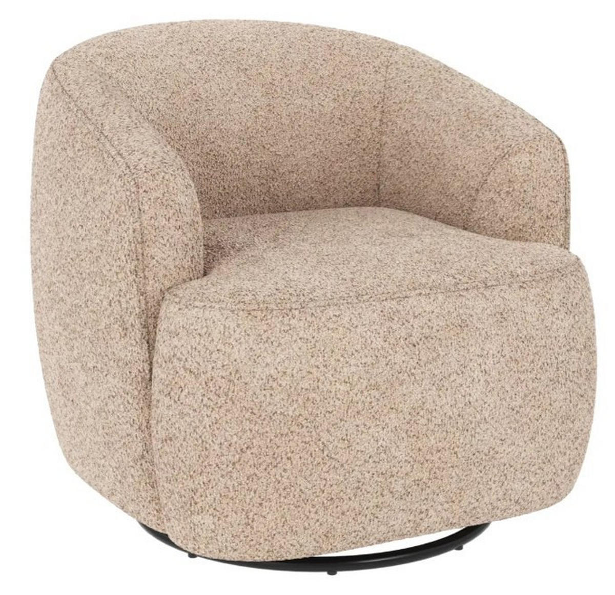 FÅTÖLJ i trä, textil beige  - beige/svart, Klassisk, trä/textil (85/78/90cm) - Rowico