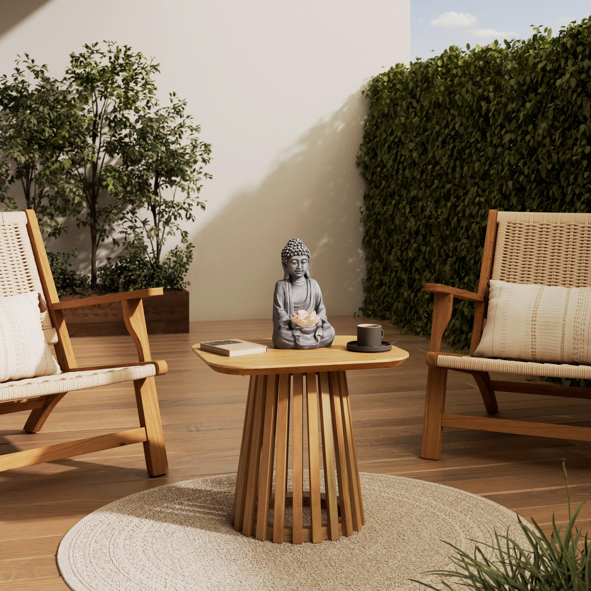 SOLÁRNÍ SVÍTIDLO, 17,8/15,3/27,9 cm - šedá/bílá, Lifestyle, plast (17,8/15,3/27,9cm) - Ambia Garden