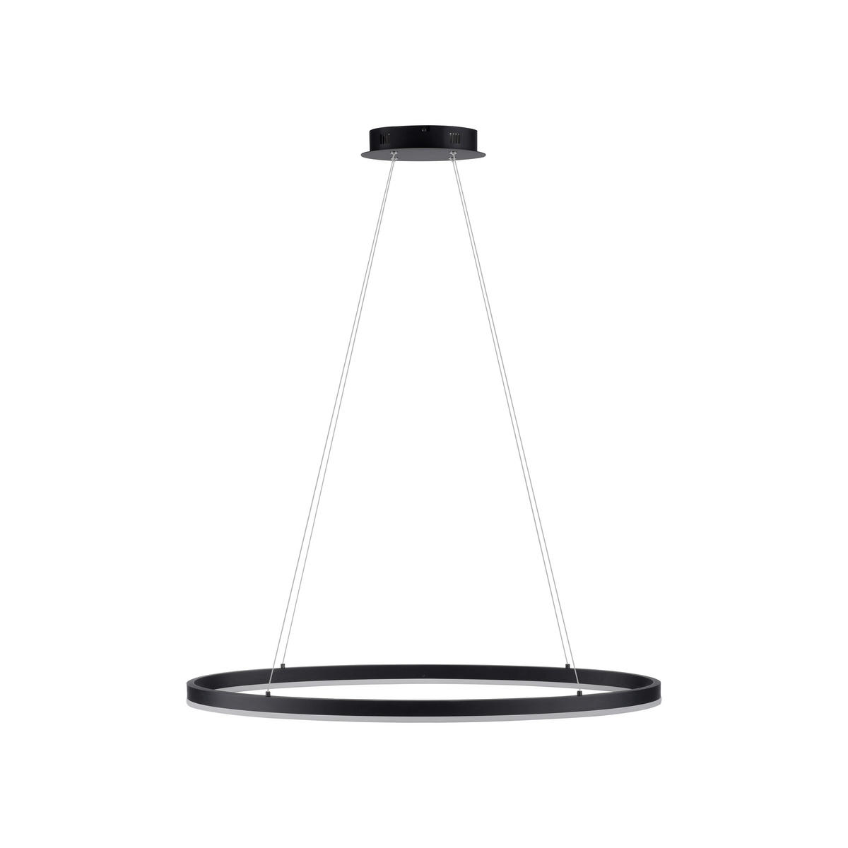 LED-HÄNGELEUCHTE 80/39/120 cm  - Anthrazit, Design, Kunststoff/Metall (80/39/120cm)