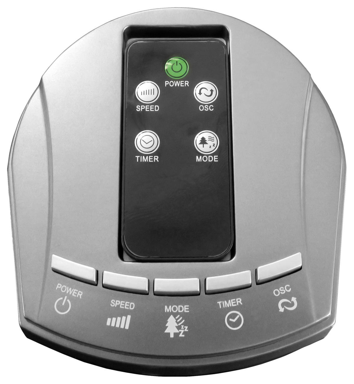 TURMVENTILATOR - Anthrazit, Basics, Kunststoff (120/32/32cm)