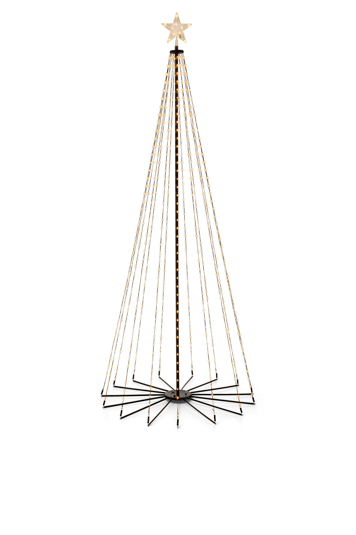 LED-DEKOLEUCHTE - Schwarz, Basics, Metall (100/240cm)