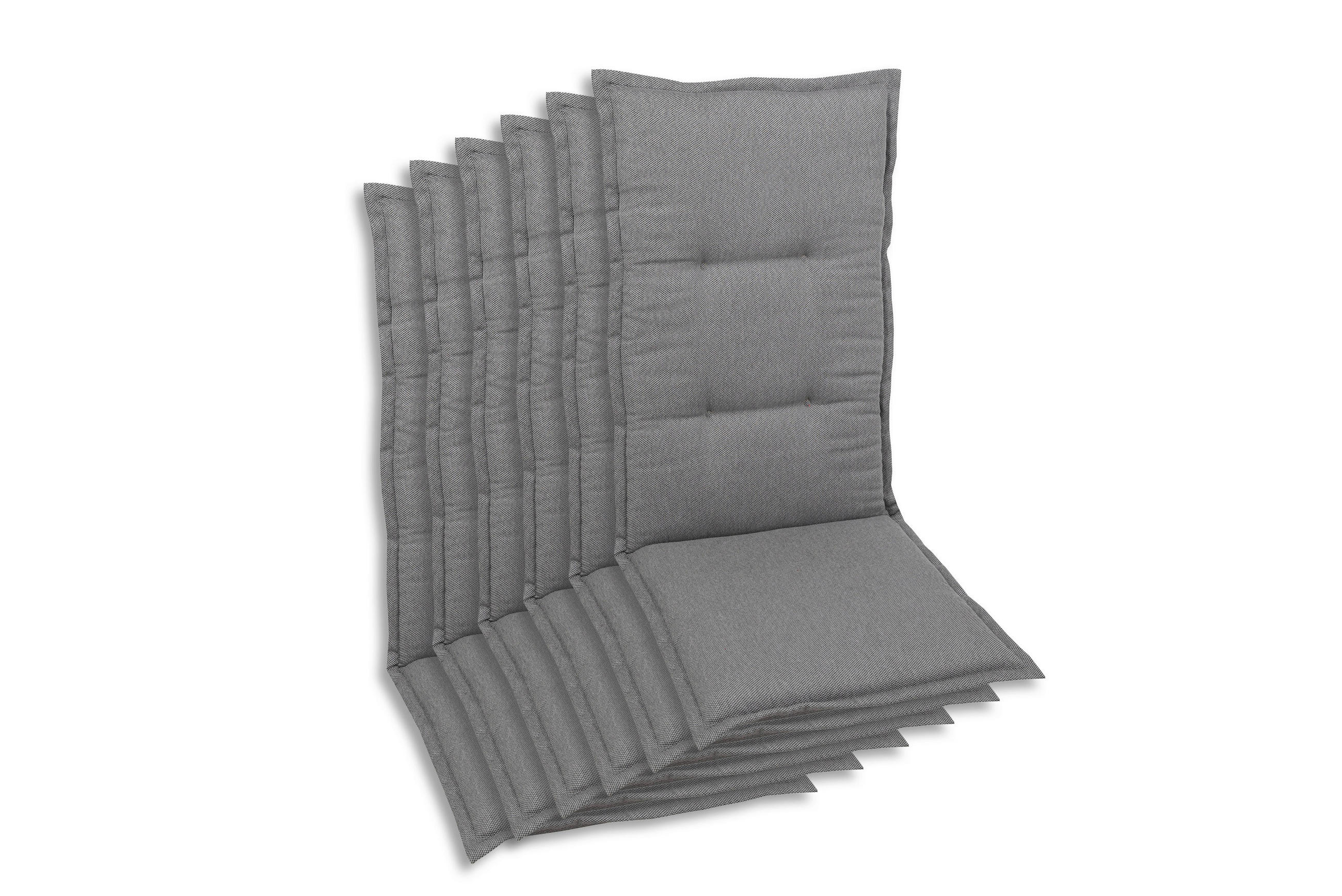 XXXLutz Sesselauflagenset Grau 50x7x110 cm