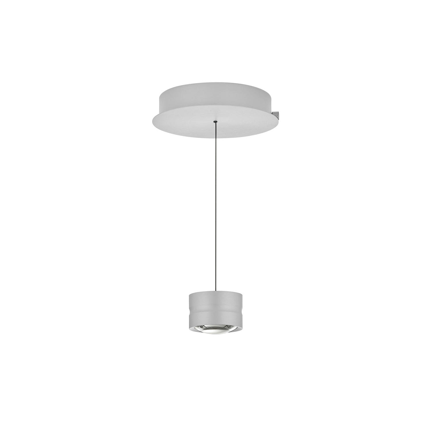 LED-HÄNGELEUCHTE MIKA 26 cm  - Alufarben, KONVENTIONELL, Metall (26cm) - elements by BANKAMP