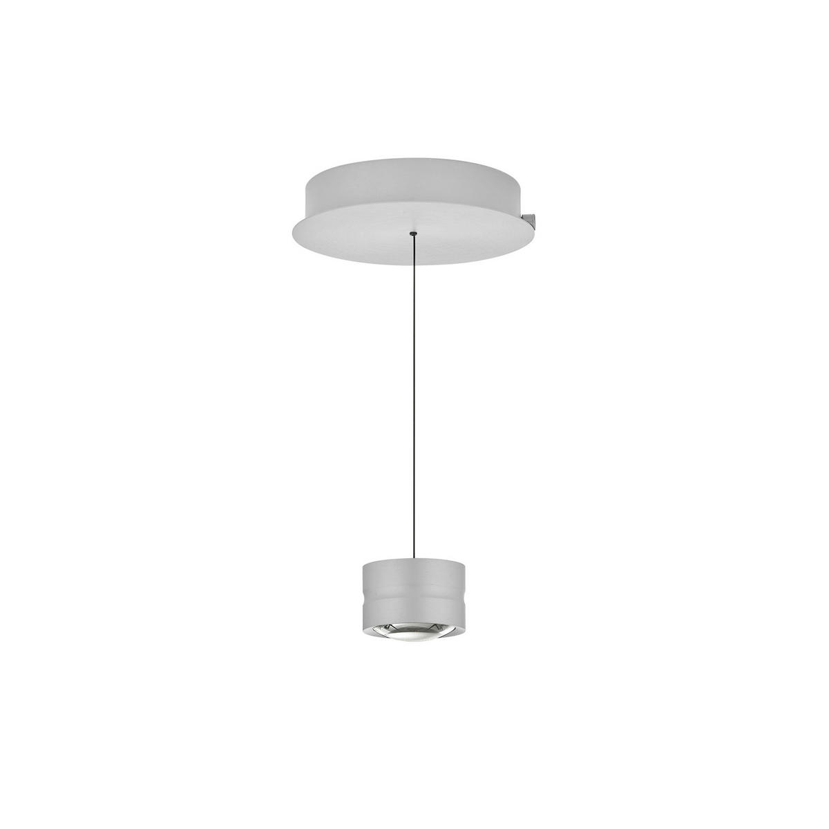 LED-HÄNGELEUCHTE MIKA 26 cm  - Alufarben, KONVENTIONELL, Metall (26cm) - elements by BANKAMP