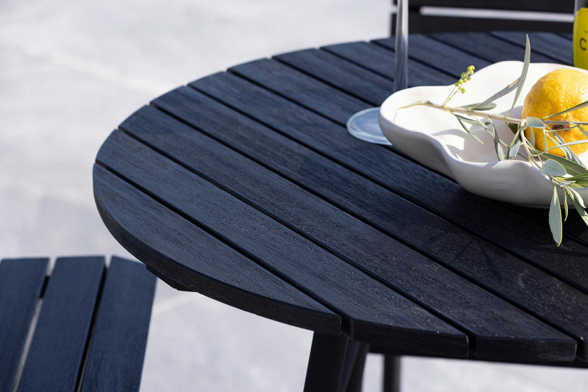 TRÄDGÅRDSBAR SET 5 delar    - svart, Modern, metall/trä (65/95cm) - Gardenson