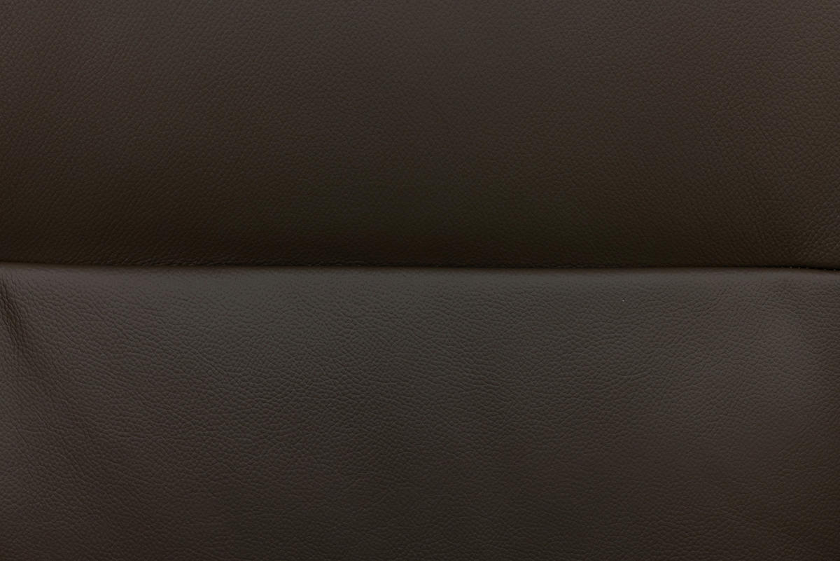 RELAXSESSELSET Lederlook Echtleder    - Schwarz/Braun, Design, Leder/Textil (76/107/79cm) - Livetastic