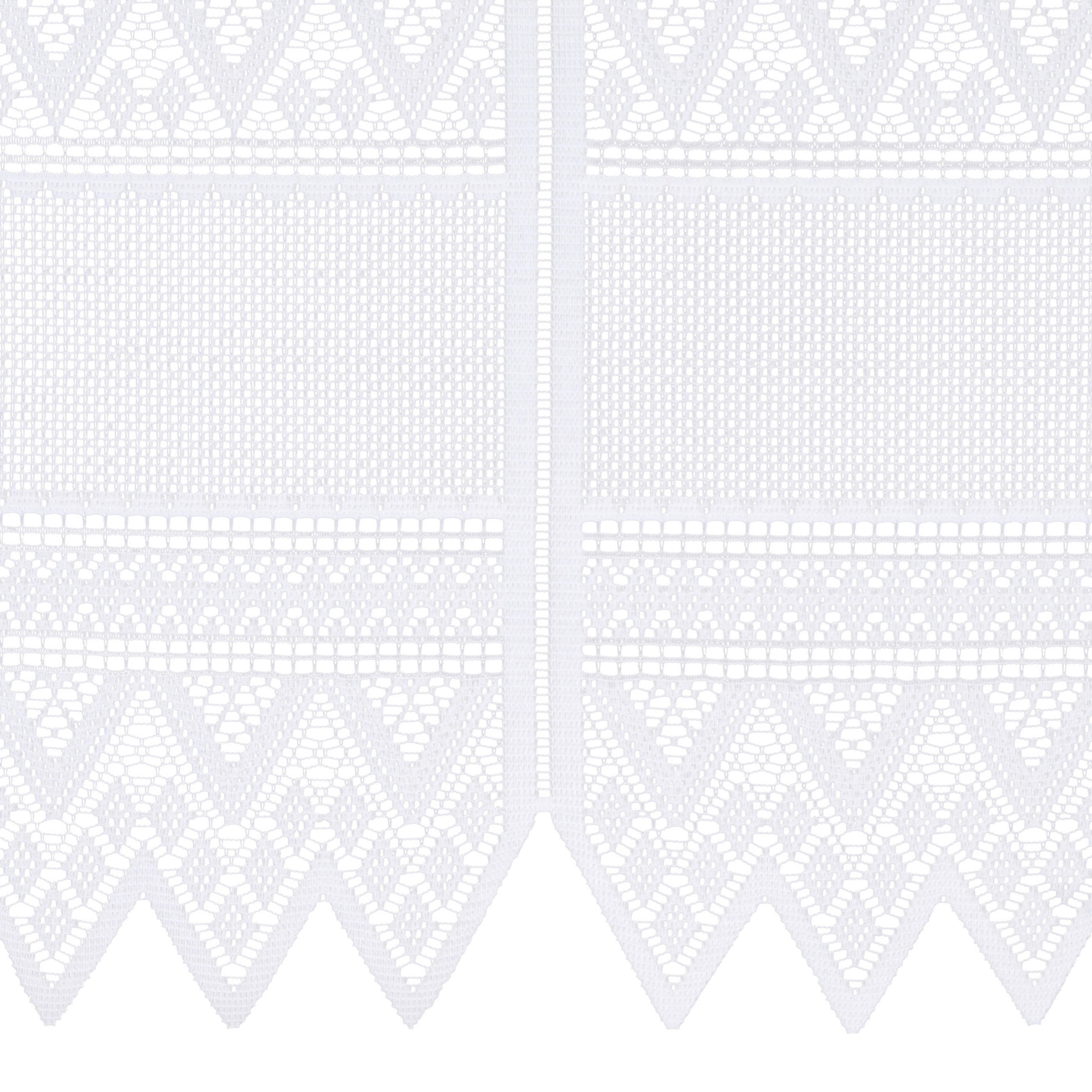 KURZGARDINE   - Weiß, Basics, Textil (60cm) - Esposa