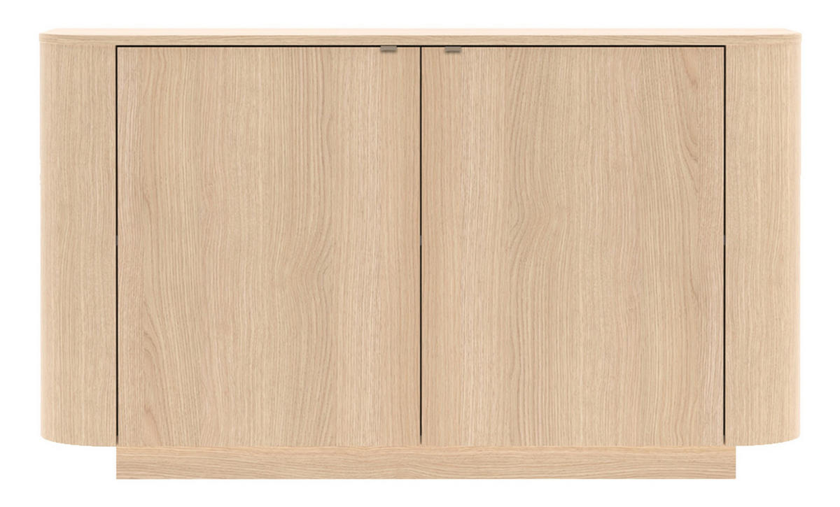 SIDEBOARD  131/76/43 cm  - Eichefarben, Design, Holzwerkstoff/Metall (131/76/43cm) - MID.YOU