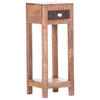 BEISTELLTISCH 30/30/80 cm Akazie, Mangoholz massiv Naturfarben  - Weiß/Naturfarben, Design, Holz/Metall (30/30/80cm) - Landscape
