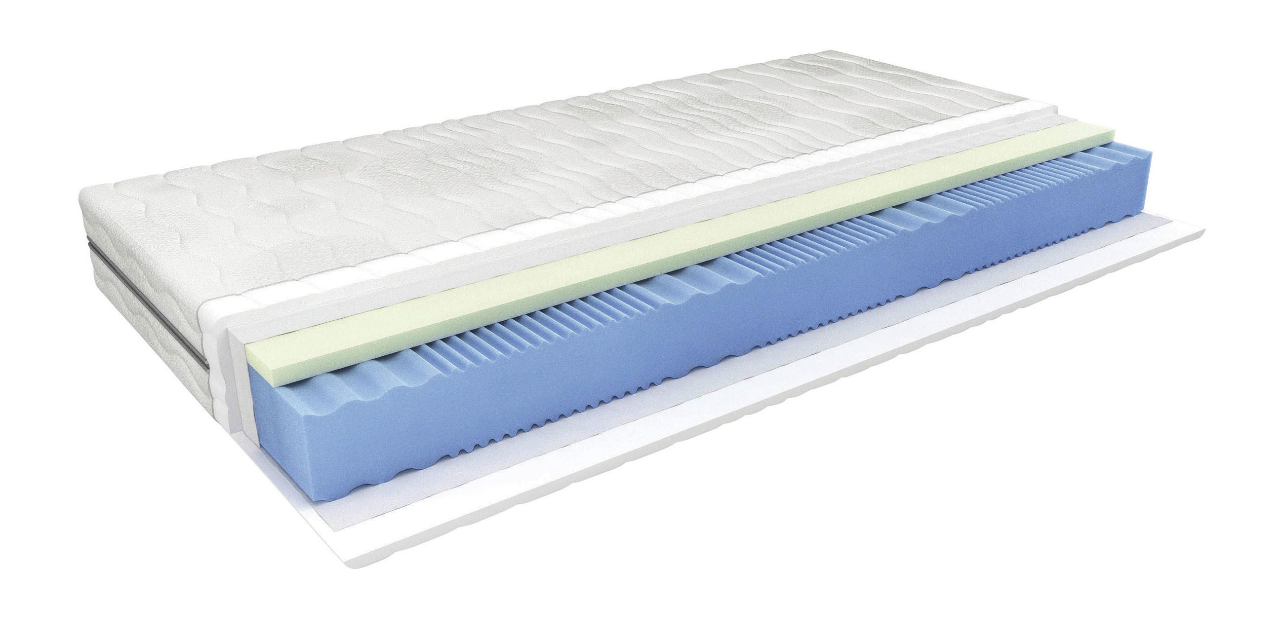 VZMETNICA 90/200 cm  - siva/bela, Basics, tekstil (90/200cm) - Swedish Line