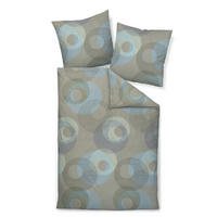 POSTEĽNÁ BIELIZEŇ, makosatén, šalviovozelená, 140/200 cm  - šalviovozelená, Basics, textil (140/200cm) - Janine