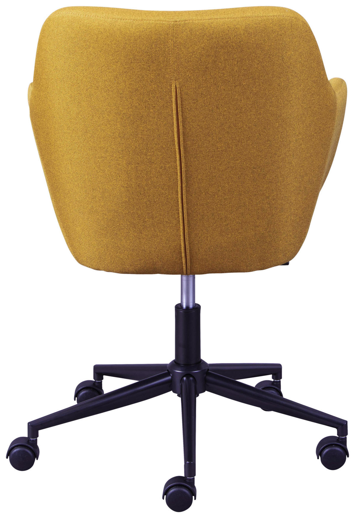 OTOČNÁ STOLIČKA PRE MLÁDEŽ, kari žltá - čierna/kari žltá, Konventionell, kov/textil (61,50/83,50-91/63cm) - MID.YOU