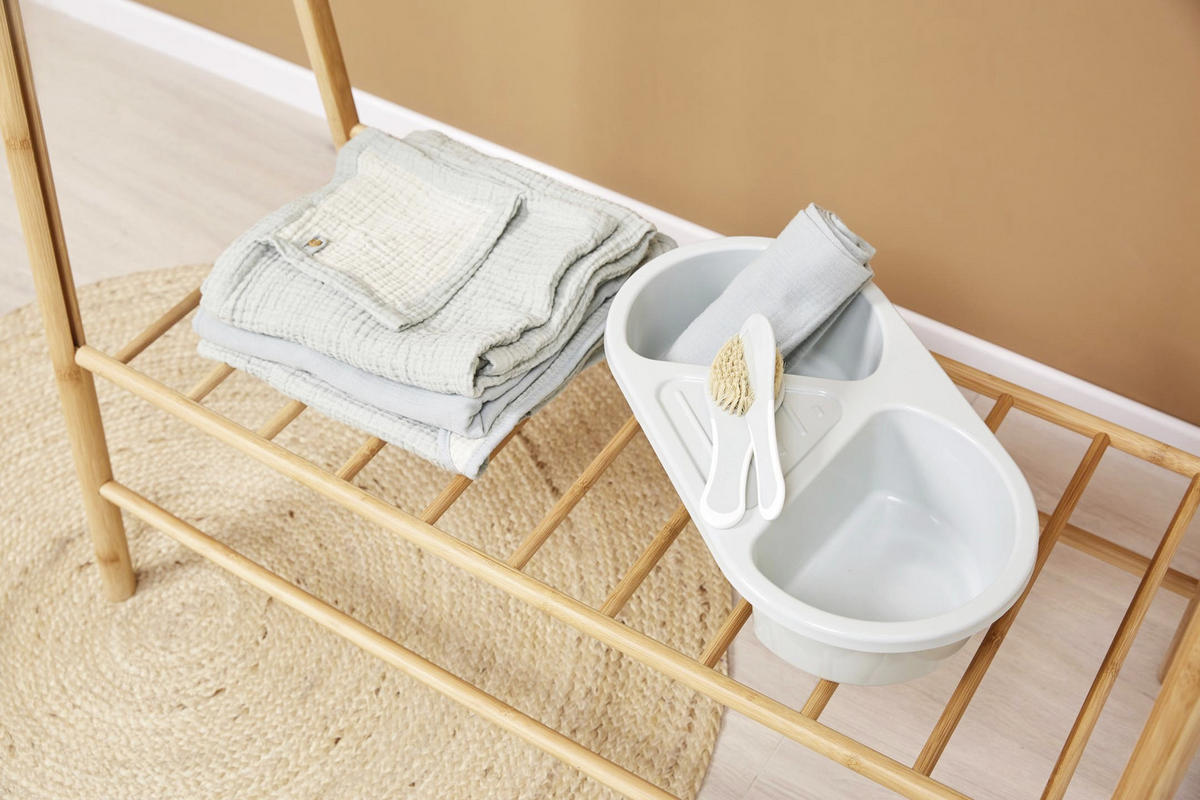 LÄTZCHEN - Pastellgrün/Grün, Basics, Textil (23/29cm) - Bebe Jou