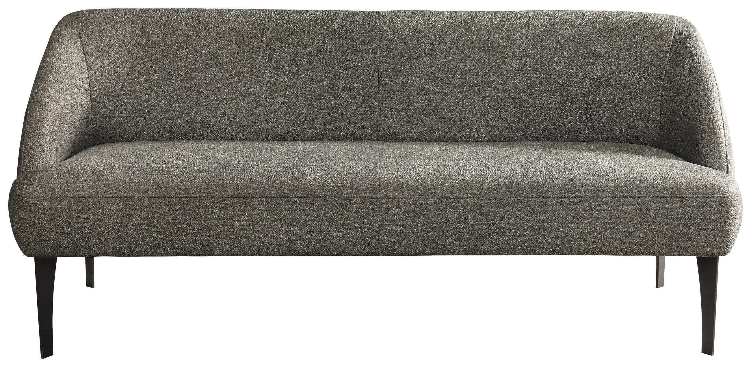SITZBANK 177/85/72 cm Webstoff Dunkelgrün Metall  - Dunkelgrün/Schwarz, KONVENTIONELL, Textil/Metall (177/85/72cm) - Moderano