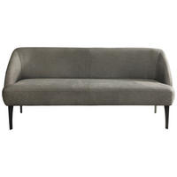 SITZBANK in Textil Dunkelgrün  - Dunkelgrün/Schwarz, Konventionell, Textil/Metall (177/85/72cm) - Moderano