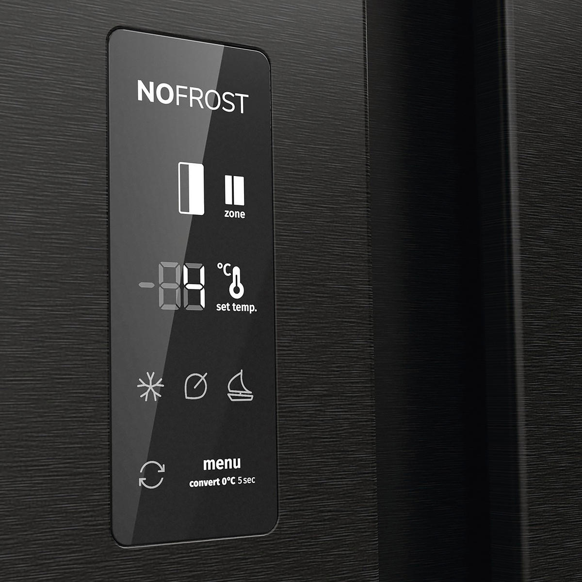 SIDE-BY-SIDE 91,5/178,6/67 cm  - Edelstahlfarben, Basics, Metall (91,5/178,6/67cm) - Gorenje