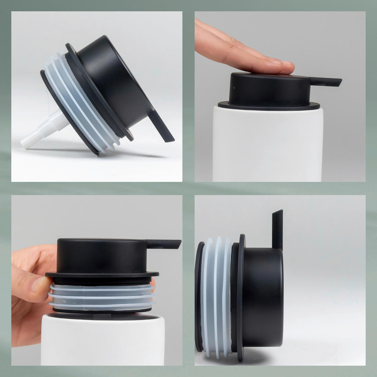 SEIFENSPENDER Keramik  - Beige, Basics, Keramik (9/14,5cm) - Kela