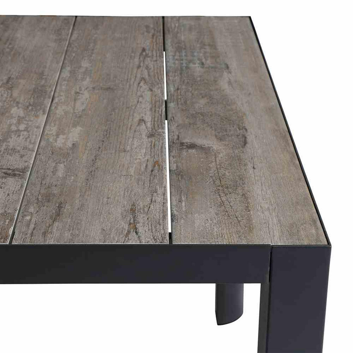 GARTENTISCH 220/100/74 cm Keramik rechteckig  - Anthrazit/Grau, Basics, Keramik/Metall (220/100/74cm) - Siena Garden