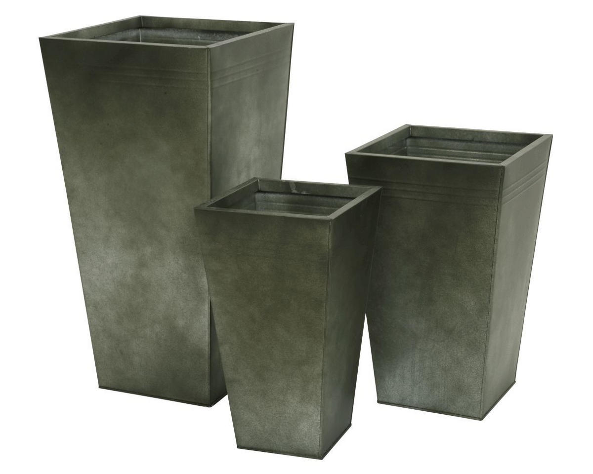 UKRASNA SAKSIJA  metal  - zelena, Osnovno, metal (25/25/55cm)