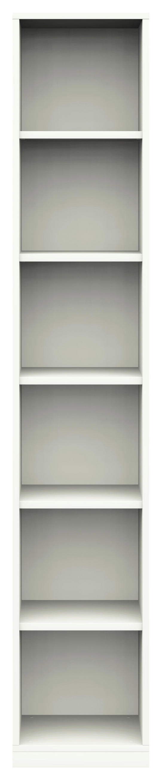 AKTENREGAL Weiß  - Weiß, Design, Holzwerkstoff (40/220,5/40cm) - Moderano