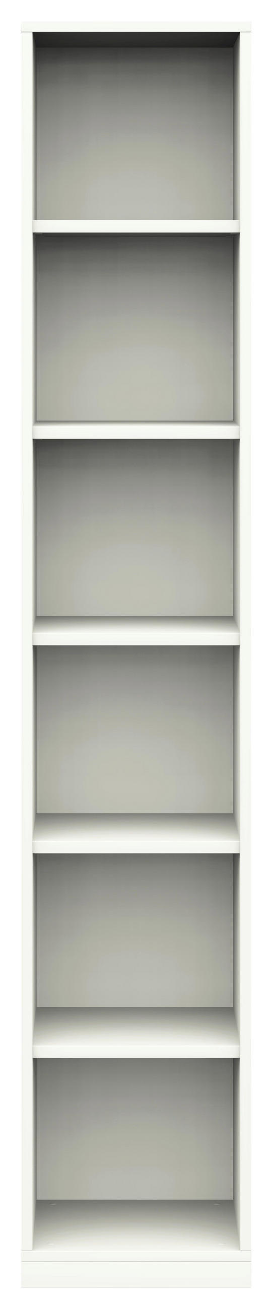 AKTENREGAL 40/220,5/40 cm  - Weiss, Design, Holzwerkstoff (40/220,5/40cm) - Moderano