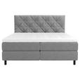 BOXBETT 140/200 cm  in Grau  - Schwarz/Grau, Design, Holz/Holzwerkstoff (140/200cm) - Esposa