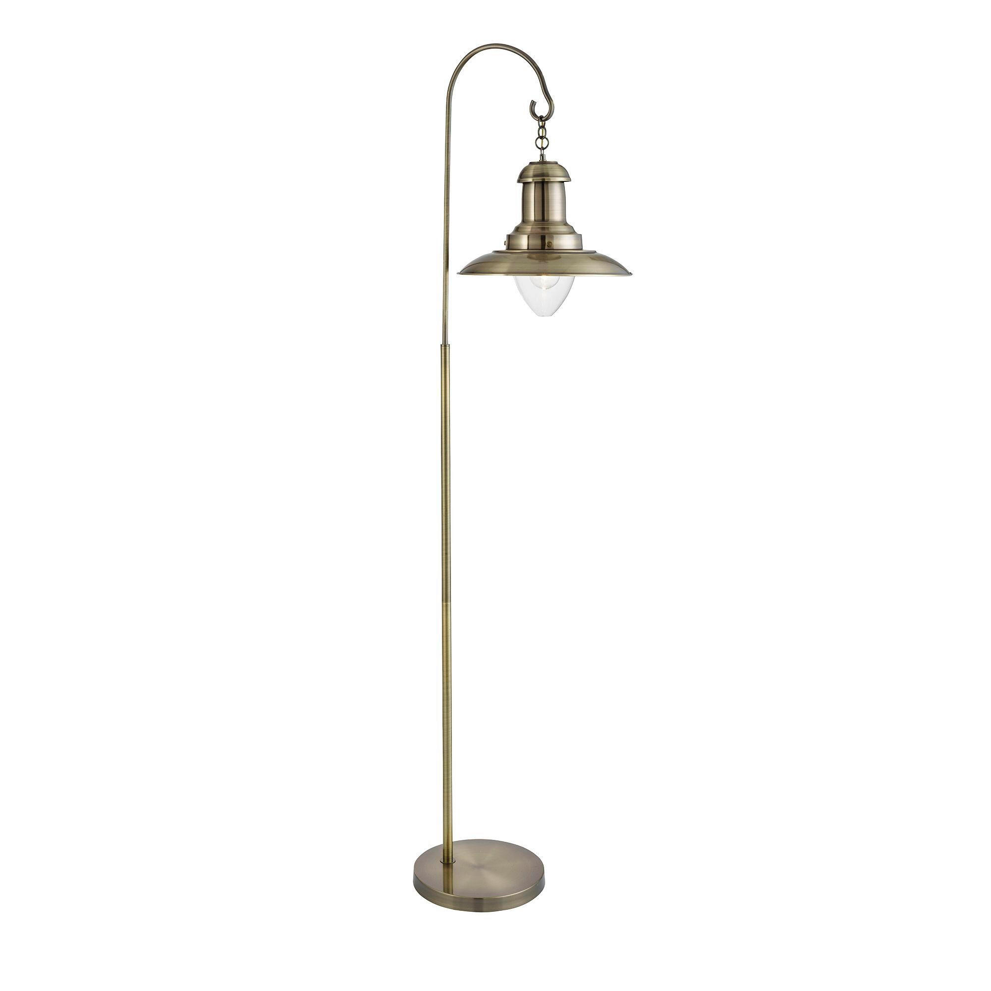 STEHLEUCHTE 32/43,5/161 cm    - Messingfarben, Basics, Glas/Metall (32/43,5/161cm)