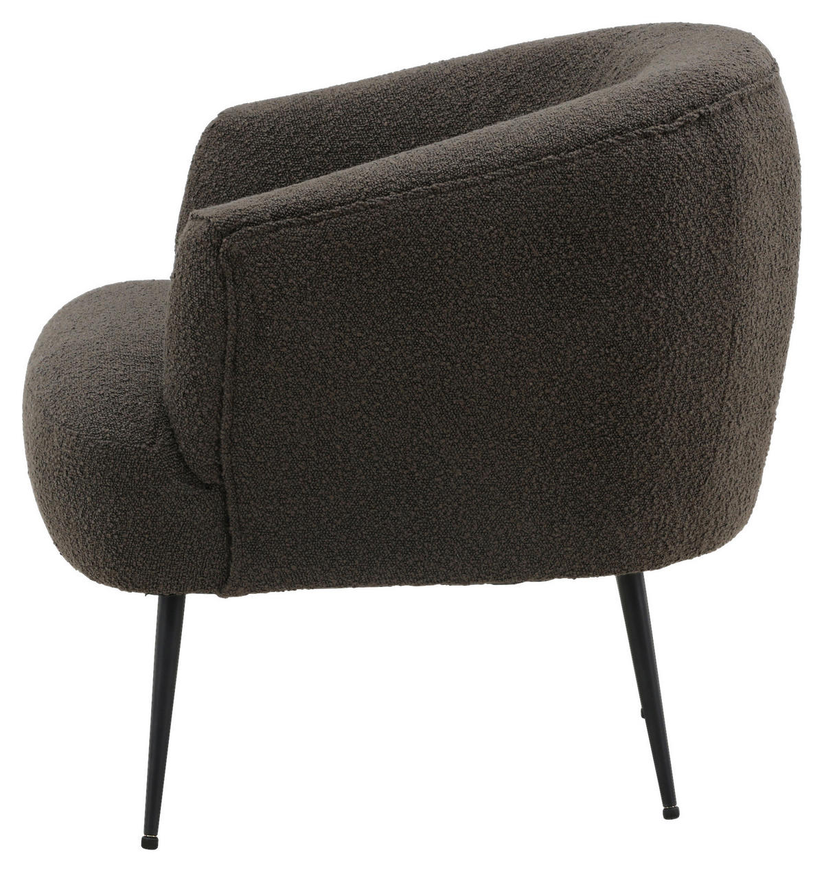 SESSEL in Schwarz  - Schwarz, Design, Textil/Metall (70/68,5/79cm) - Livetastic