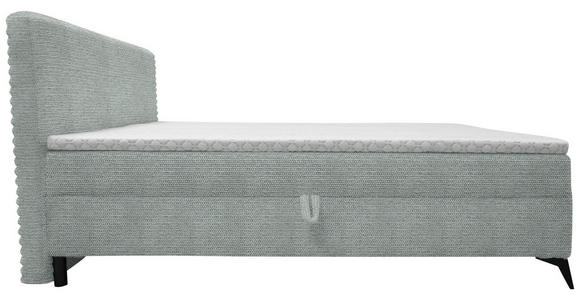 BOXBETT 140/200 cm in Hellgrau - Hellgrau/Schwarz, Design, Holz/Holzwerkstoff (140/200cm) - Xora
