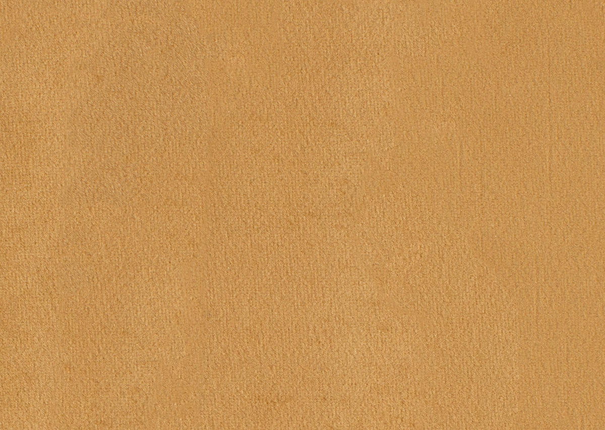 ECKSOFA in Velours Goldfarben  - Goldfarben/Schwarz, Design, Textil/Metall (253/177cm) - Dieter Knoll