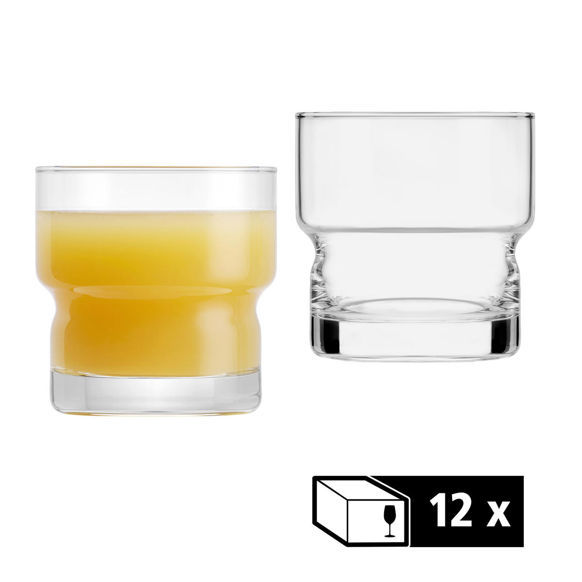 GLÄSERSET NEWTON  12-teilig  - Klar, Basics, Glas (8/8,5cm)