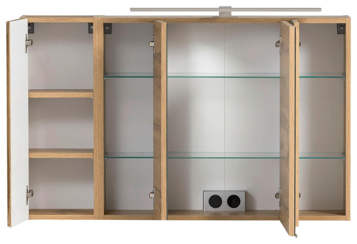 SPIEGELSCHRANK 105/64/20 cm  - MODERN, Glas/Holzwerkstoff (105/64/20cm) - Held