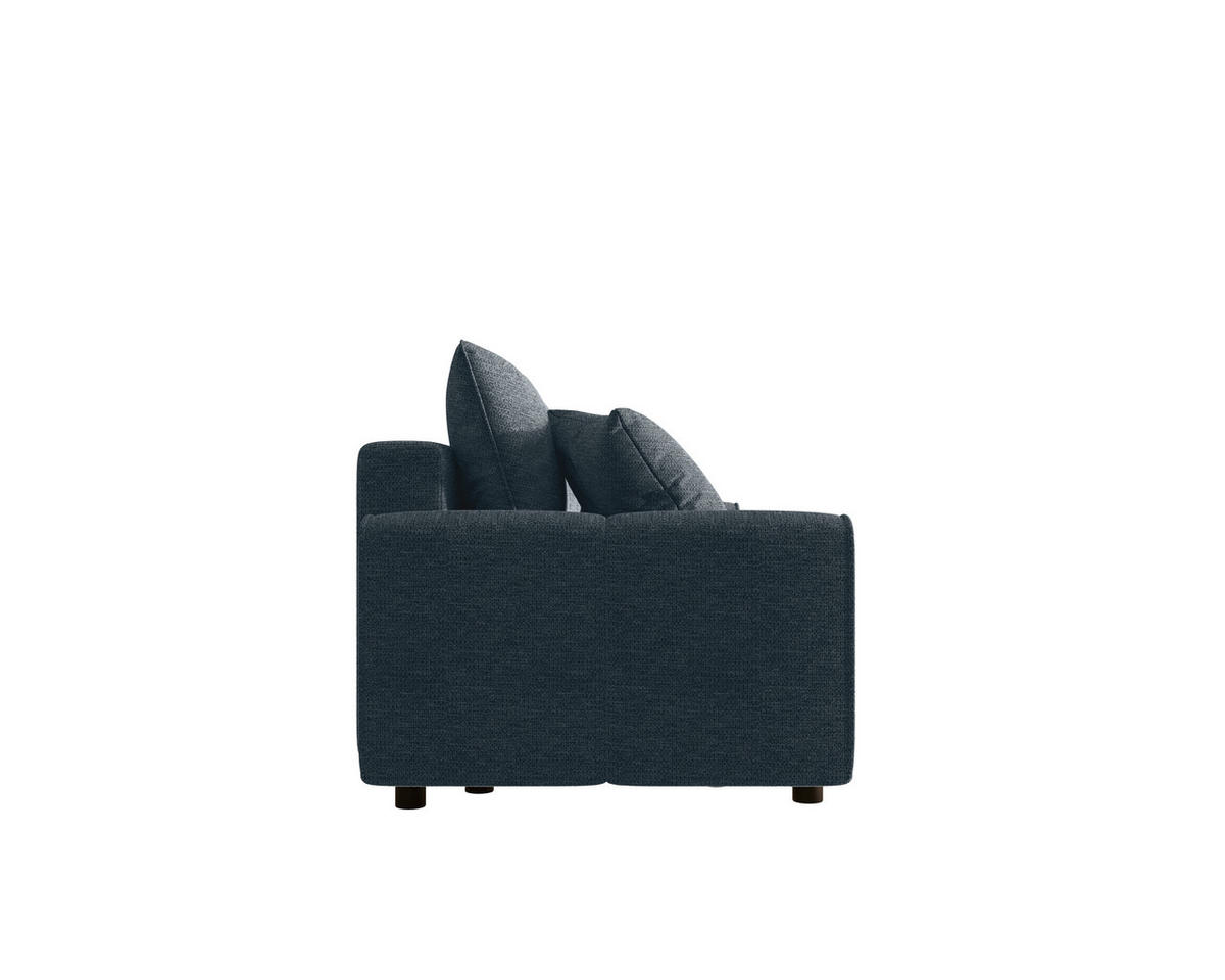 SCHLAFSOFA OLIVIER in Struktur Dunkelgrau  - Dunkelgrau/Schwarz, MODERN, Kunststoff/Textil (236/90/100cm) - MID.YOU