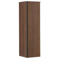 MIDISCHRANK 35/125/37 cm  - Nussbaumfarben/Bronzefarben, Design, Glas/Holz (35/125/37cm) - Dieter Knoll