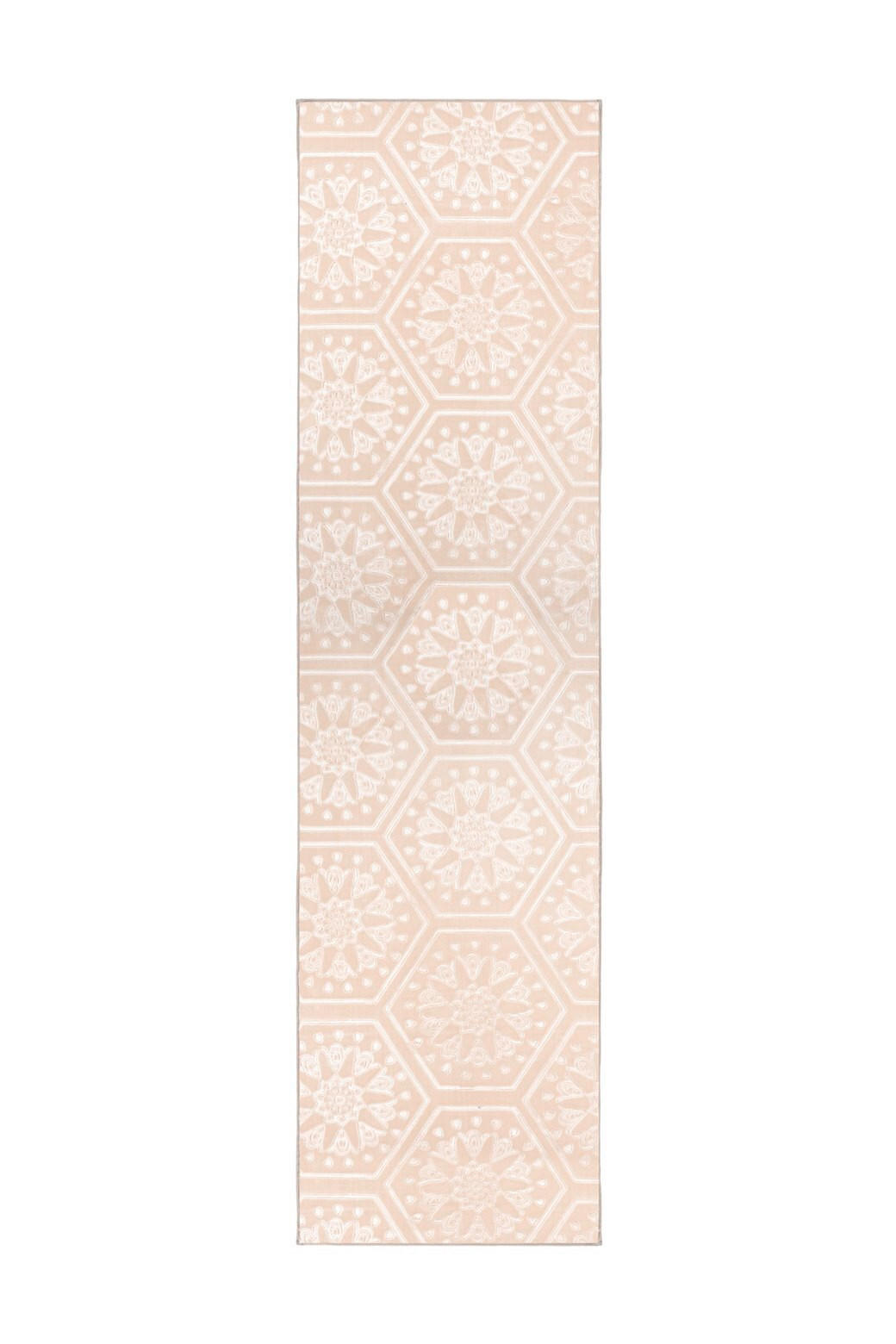 TEPPICH 80/300 cm Monroe 225 Creme  - Creme, KONVENTIONELL, Kunststoff/Textil (80/300cm)