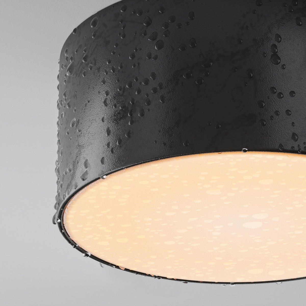 AUßENDECKENLEUCHTE - Schwarz, MODERN, Metall (12/5,8cm) - MAYTONI