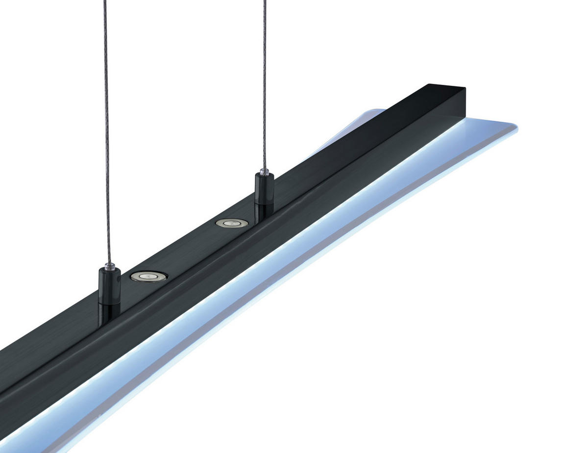 VISEČA LED-SVETILKA  Smash 18 W//3000-6500 K/230 V/ - črna/bela, Trend, kovina/steklo (100/150/12cm)