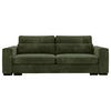 SCHLAFSOFA in Flachgewebe Olivgrün  - Schwarz/Olivgrün, Konventionell, Kunststoff/Textil (236/78/114cm) - Carryhome