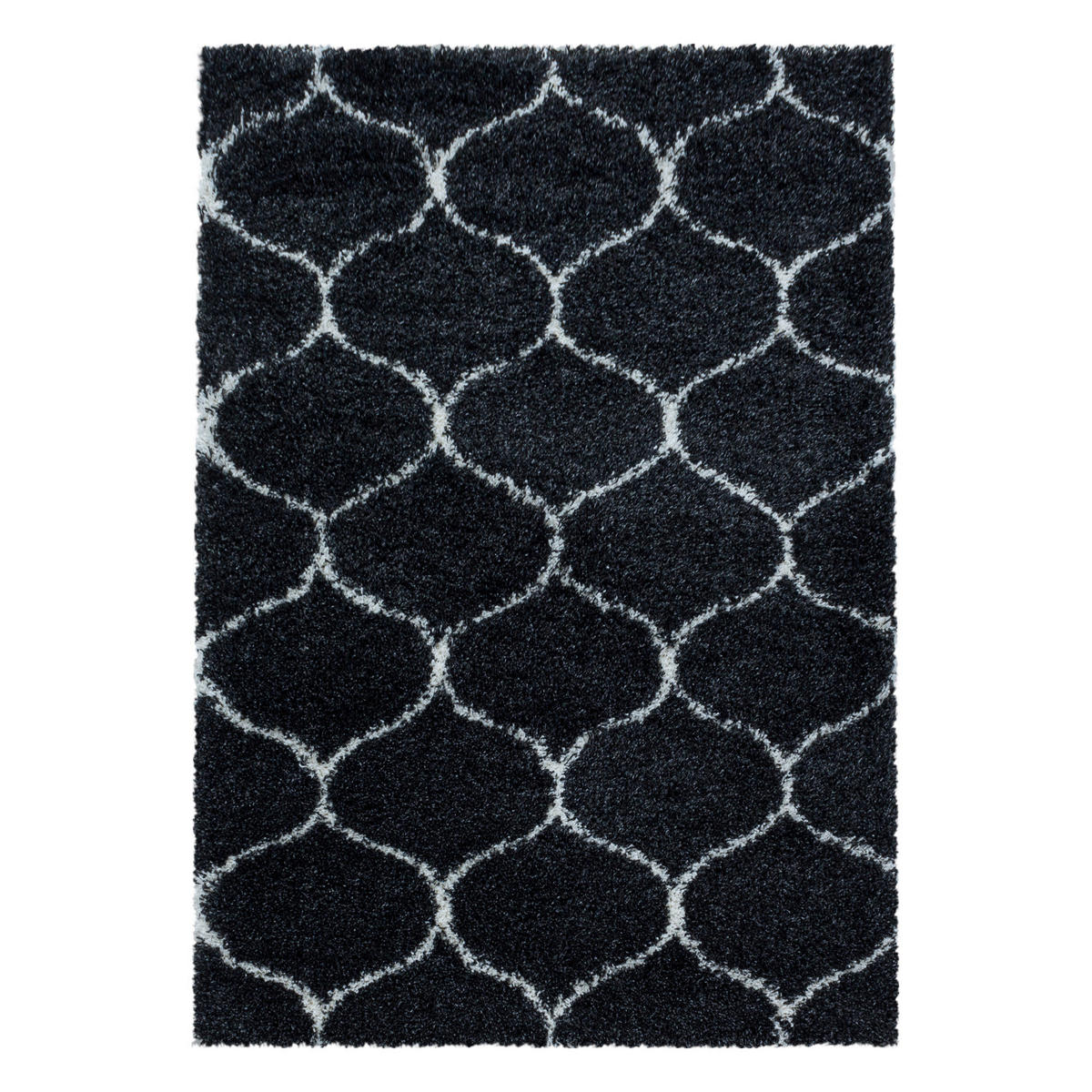 HOCHFLORTEPPICH 140/200 cm Salsa 3201 Anthrazit Anthrazit  - Anthrazit, Design, Textil (140/200cm)